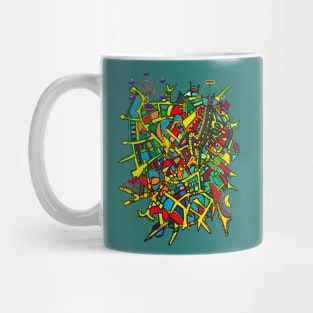 Yellow Line Amusement Mug